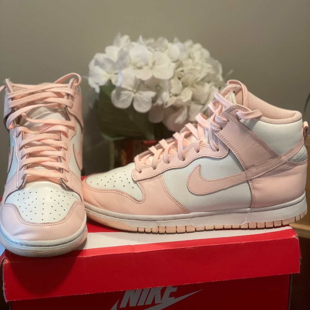 Women’s Nike Dunk High- Crimson Tint